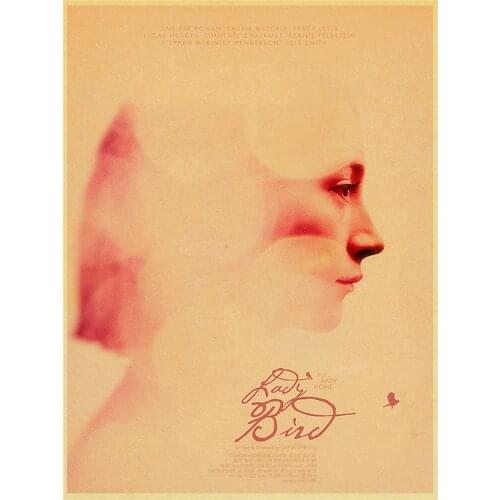 Vintage Movie Lady Bird Retro DIY Cross Stitch 11CT Embroidery Kits Craft Needlework Set Cotton Thread Printed Design