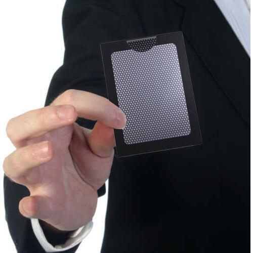 Funny WOW Close-up Vanish Illusion Street Wonderful Plastic Magic Props Poker Card Change Sleeve Playing Trick Toys Performance