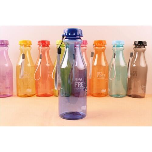 1PC Unbreakable Frosted Leak-proof Plastic kettle 550mL BPA Free Portable Water Bottle for Travel Yoga Running Camping KB 1359