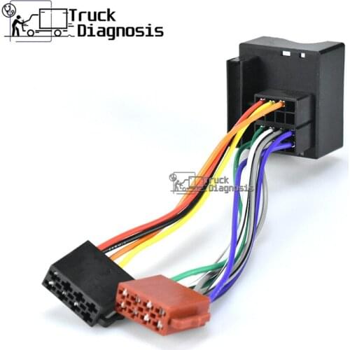 12-027 ISO Radio for RENAULT (select models for all Models with Quadlock) Wiring F-Harness Wire Cable Plug Adaptor Stereo