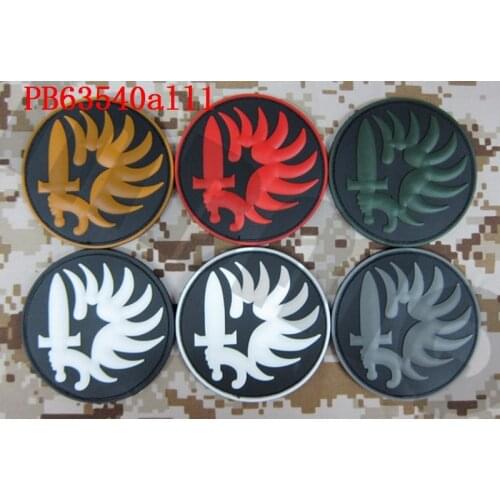 3D PVC patch Parachutist Wings Of Victory Military Tactical Morale Rubber patch