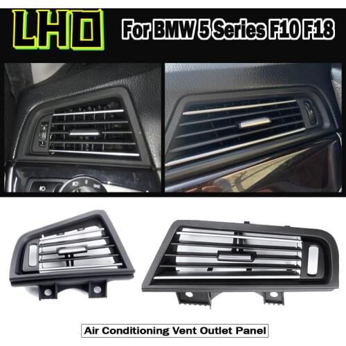 LHD Center Console Air Vent Cover For BMW F10 520D Vent Fresh Air Outlet Vents Grille For BMW 530d F10 F18 525d 535d 5 Series