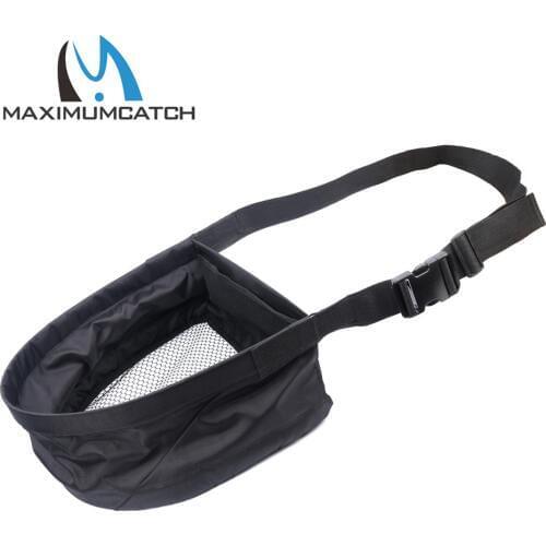 Maximumcatch Line Casting Stripping Basket with Carry Bag Adjustable Quick Drain Fly Fishing Basket