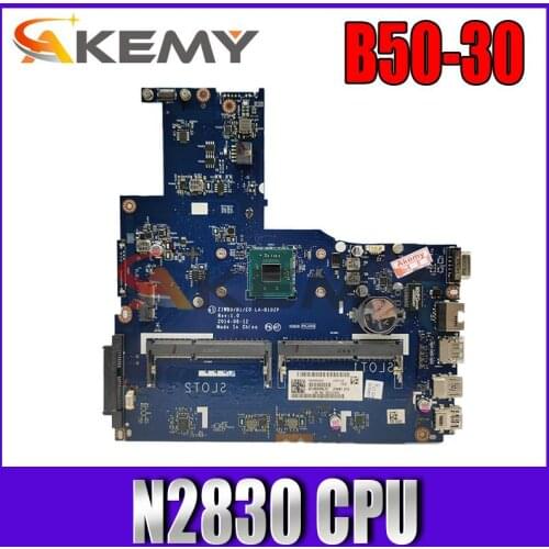 For Lenovo B50-30 Mainboard N2830 SR1W4 ZIWB0/B1/E0 LA-B102P laptop motherboard
