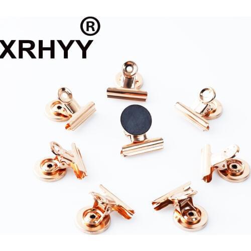 XRHYY Pack Of 8 Magnets Clips For House Office School Classroom Use Hanging Home Decoration Photo Displays Strong Magnetic Clips