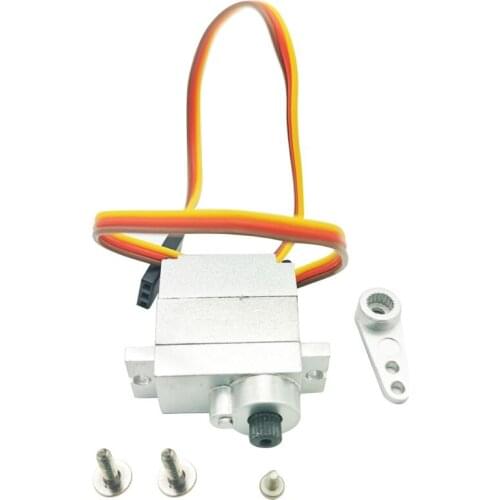 Upgrade Metal Gear Servo + Metal Arm for MN D90 D91 WPL B1 B14 B16 B24 C14 C24 B36 1:16 Truck 4WD RC Crawler 634F