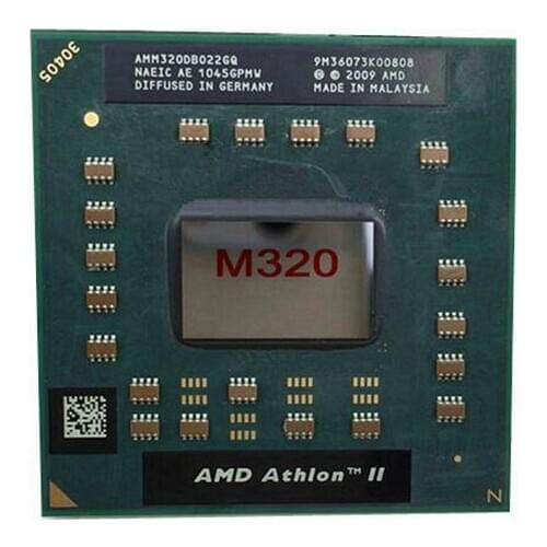 Original AMD Athlon II Dual-Core Mobile M320 AMM320DBO22GQ notebook CPU