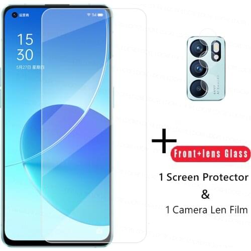 9H Clear Glass For OPPO Reno6 5G Screen Protector Film For OPPO Reno6 5G Tempered Glass Protective Phone Film For OPPO Reno6 5G