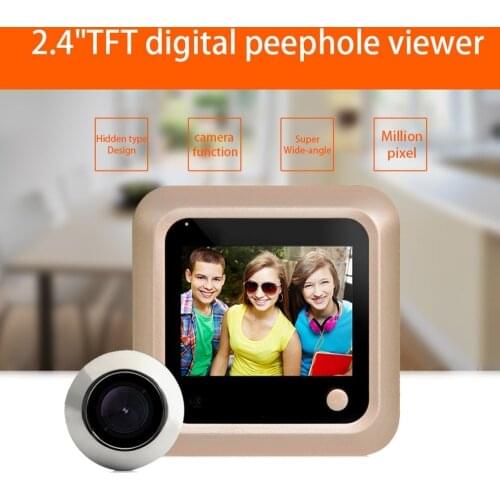 X5 Home Smart Doorbell Security Door Peephole Camera Electronic Cat Eye and HD pixels TFT Color Screen Display Audio Door Bell