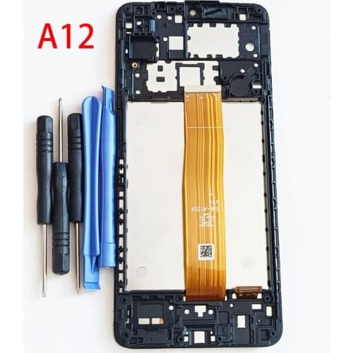 5PCS For Samsung Galaxy A12 A125 A125F SM-A125F/DS A125M LCD Display Touch Screen Digitizer Assembly Replacement Parts
