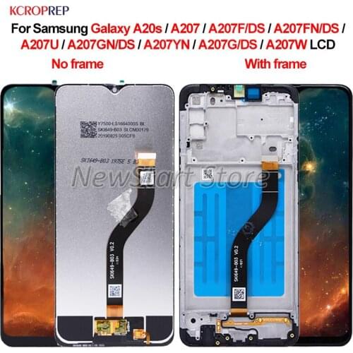 For Samsung Galaxy A20s A207 A207F A207FN A207U A207GN A207YN A207G A207W LCD Display Touch Screen Digitizer Assembly 100%Tested