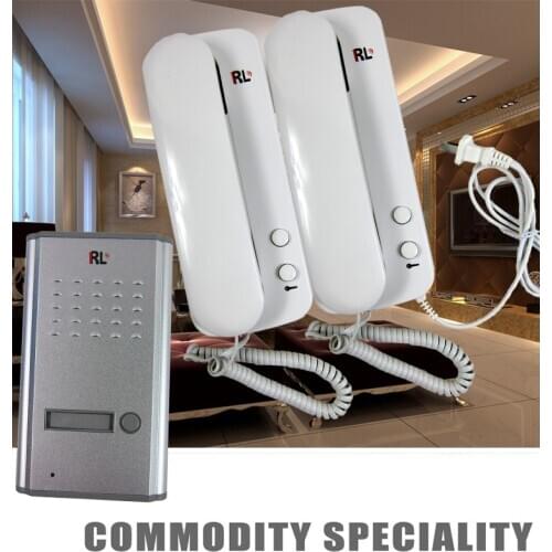 ZHUDELE New Arrival Intercom System Audio Doorbell/Doorphone talking&unlocking functions ,also talking between indoor units