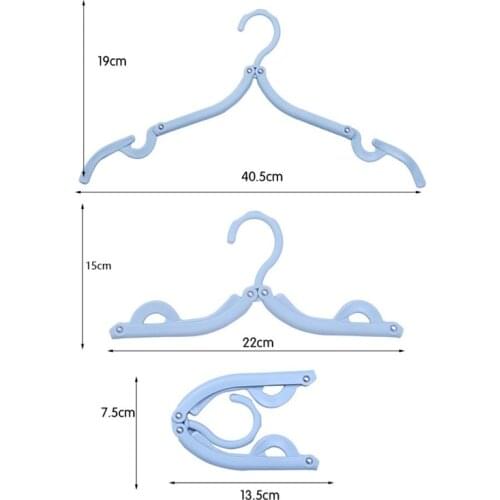 1pcs Multi-Functional Travel Portable Folding Hanger Travel Hanger Camping Travel Clothing Drying Cloth Hangers