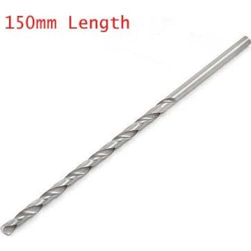 OZE19921102 1pc Silver Tone High Speed Steel 3 3.5 4 4.5 5 5.5 6 7 8*150mm Length Twist Drilling Drill Bit