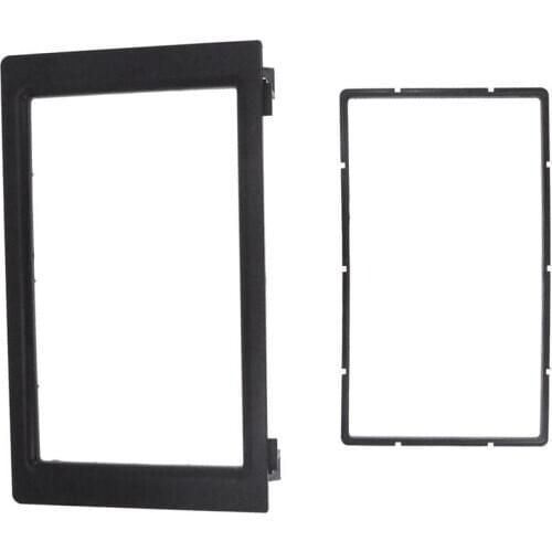 2 Din Car Radio Stereo o Bezel Facia Panel Trim Dash Radio Fascia Multimedia Frame Kit for SAAB 9-3 2007-2011