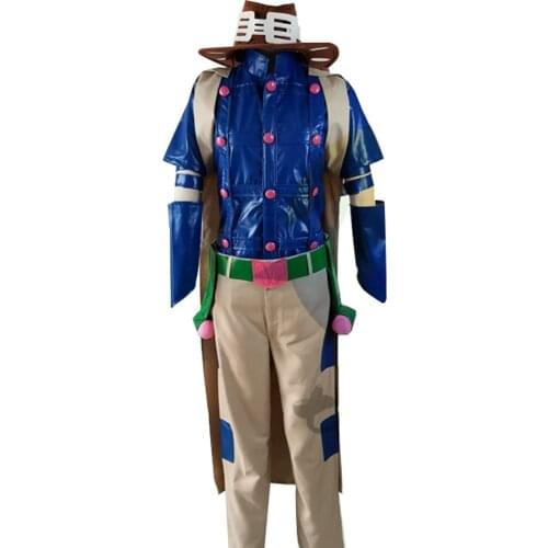 2021 New Style JoJos Bizarre Adventure Steel Ball Run Gyro Zeppeli Cosplay Costume New Style