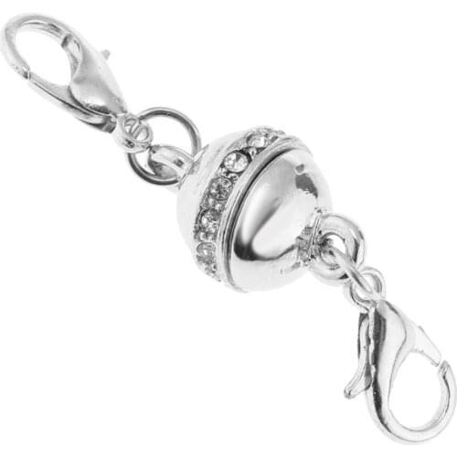 Blesiya 5pcs Magnetic Lobster Clasps Connector for Necklace Jewelry 40x10mm