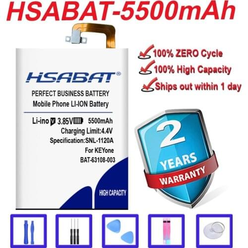 Top Brand 100% New 5250mAh Battery for BlackBerry keyone alcatel DK70 DTEK70 TLP034E1 BAT-63108-003 in stock