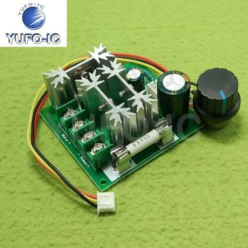 Free Ship 1PCS DC Motor Governor Pump PWM Continuously Variable Speed Speed Switch 6v-90v 15A