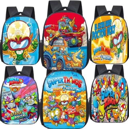 Toddler Super Zings Series 7 Backpack Kids Kindergarten Bags Children Superthings Book Rucksack Boys Girls School Bag Mochila