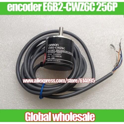 1pcs photoelectric encoder E6B2-CWZ6C 256P/R for Omron / 256 line incremental rotary encoder