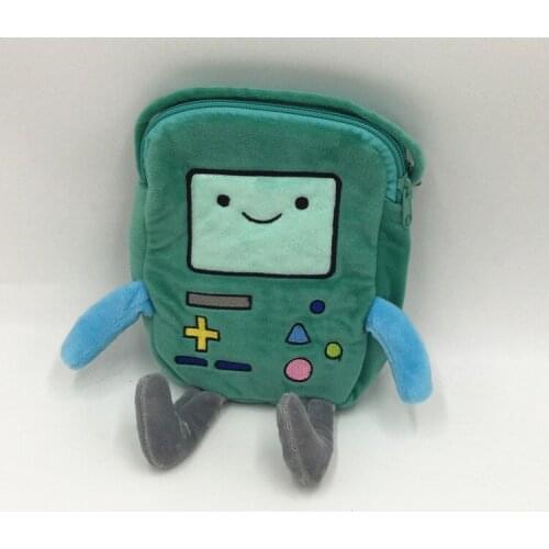 Ins hot Finn & Jake Figure Crossbody bag Swag Rap Plush coin bag Phone Bag anime advanture robert Bag bag toys for Children