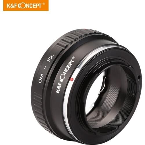 K&F Concept Lens Mount Adapter for Olympus OM Lens to Fujifilm X-Pro1 Mirrorless Camera with Matting Varnish for Fuji XT2 XT20