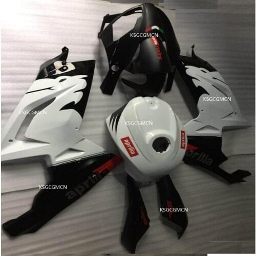 Injection mold Fairing kit Fit for Aprilia RS125 06 07 08 09 10 11 RS 125 2006 2007 2010 2011 white colour and black