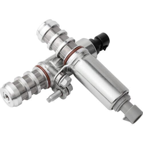 Intake & Exhaust Camshaft Position Actuator Solenoid Valve VVT Control Valve Kit Replace 12655420 12655421 for GM Chevy Buick