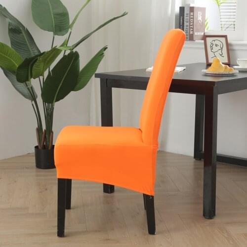 MKZOOM XL SIZE solid Chair Cover Spandex For Wedding Dining Room Office Banquet housse de chaise chair cover slipcover decorate