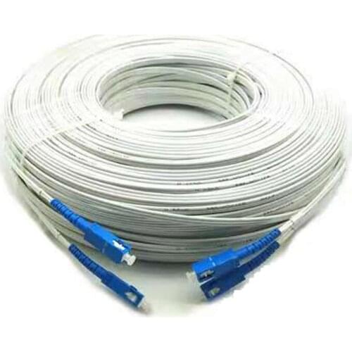 Outdoor Drop Cable SC/UPC- SC/UPC SM Duplex FTTH SC UPC Drop Patch Cable ,Singlemode Fiber Optic Jumper Cable 10m 20m 30m