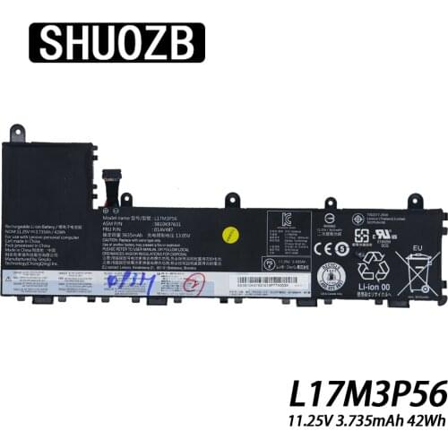 NEW L17M3P56 Laptop battery For Lenovo Thinkpad 11E-20LQ 01AV487 3Cell 42Whr L17L3P54 01AV486 01AV487 SB10K97630 SB10K97631