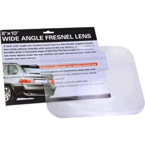 New Wide Angle Fresnel Lens Car Parking Reversing Sticker Useful Enlarge View