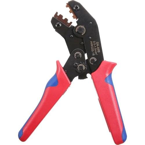 Crimping Plier With Cable Plugs Female Terminal Connector Flat Socket Set Crimper Cable Lug Plier Electrical Clamp Hand Tools