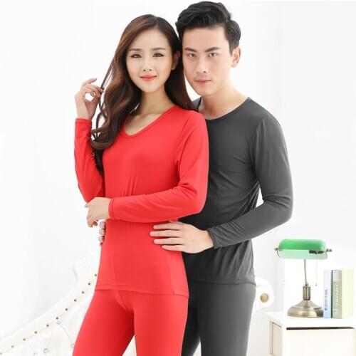 Clothing Pajamas Thermos Male Long Johns Thermo Underwears Men Women Warm Layered Velvet Thick Thermal Underwear Sets