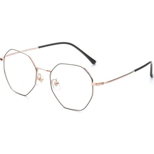 New fashion myopia glasses frame pure titanium female optical retro glasses frame 8036