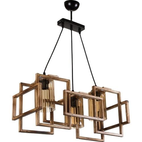 Ora Decor Wood Selection Lisa 3'Lü Wood Chandelier