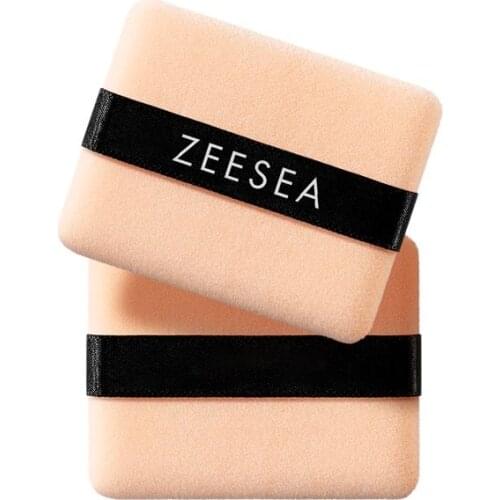 ZEESEA 2pcs Professional Makeup Puff Super Sofe Cream Foundation Sponge Face Makeup Facial Cleansing Cosmetic Tools