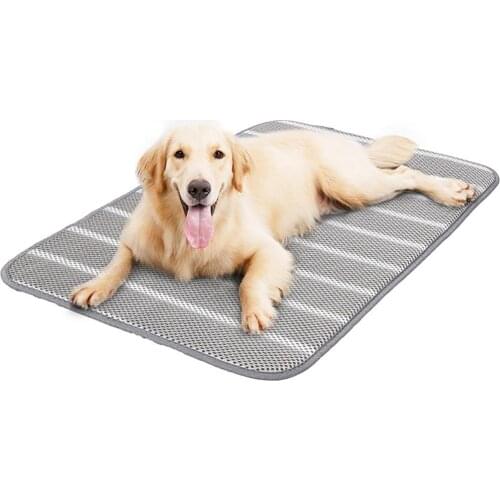 Washable Pet Cooling Mats for Dogs Foldable Summer Anti-slip Blanket Sleeping Pad Dogs Bed Sofa Cushion Pet Nest Keeping Cool