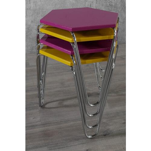 Modern 4 Pcs Pyramid Zigon coffee table coffee tables table basse furniture living room table