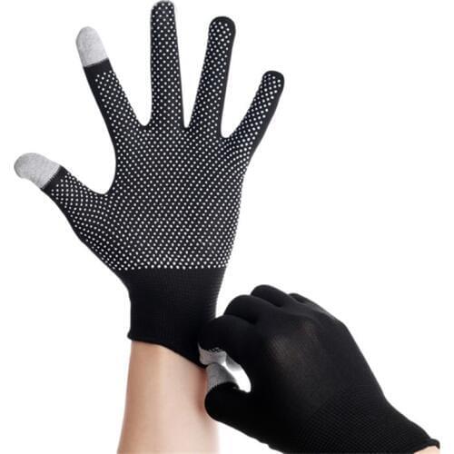 Thin Summer Gloves Breathable Touch Screen Gloves Sunscreen Anti-skid Riding Sport Driving Wrist Men Gloves Female Running
