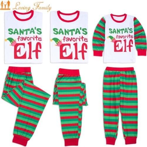 Christmas Family Pajamas Set New Year 2020 Xmas Family Look Dad Mom Kid Family Matching Clothing Men Women Child Sleepwear