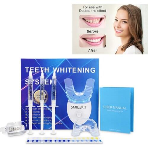 1Set Blue Light Tooth Whitening Machine Small Set Home Use Simple Teeth White