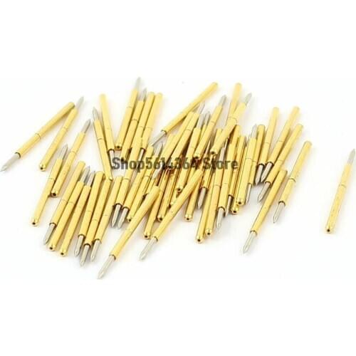 20 Pieces P75-B1 0.74mm Spear Tip Spring PCB Testing Contact Probes Pin