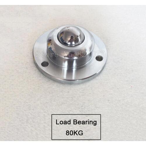 4PCS Conveying Ball Cattle Eyes Ball Bearings Universal Ball Cattle Round Ball Wheel Load Bearing 80KG JF1493