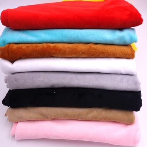 8 Colors/Set 40*50cm Short Plush Fabric Super Soft for Stuffed Doll Toys DIY Handmade Sewing Home Textile Cloth