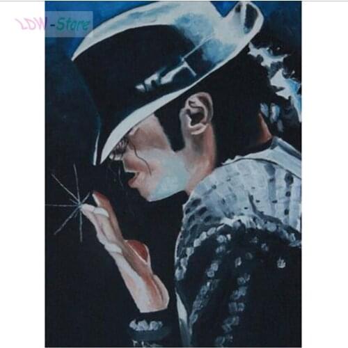Michael Jackson 5d diy Diamond embroidery diamond painting full square/round drill Cross Stitch Rhinestone mosaic picture NEW194