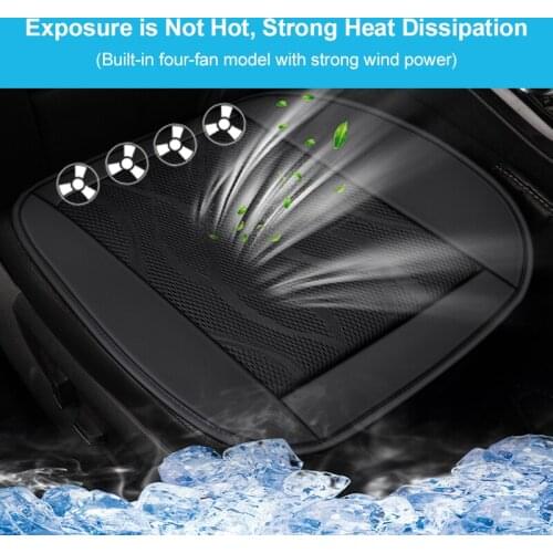 Car Cooling Wind Cold Air Cushion Car Seat Cover Cushion Summer Sandwich Refrigeration Cooling Ventilation Seat