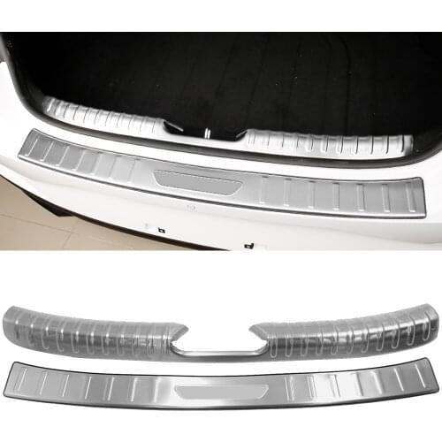 Car Accessories for Hyundai Elantra Avante CN7 2020 2021 2022 Stainless Inner & Outer Rear Bumper Protector Plate Trim 2pcs