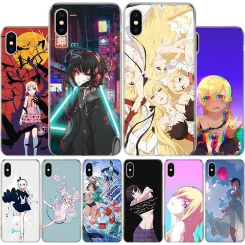 Monogatari Anime Cover Phone Case For Apple iphone 11 12 Pro XR X XS Max 7 8 6 6S Plus + 7G 6G 5 SE 2020 Coque Popular